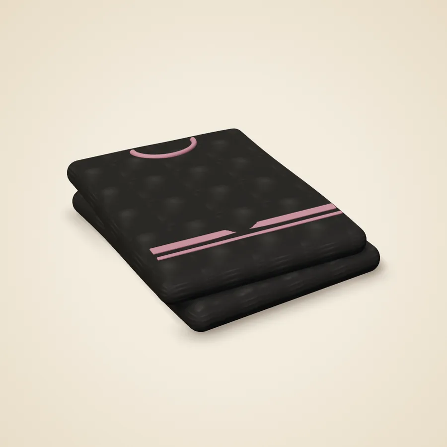 Girls' abaya, black