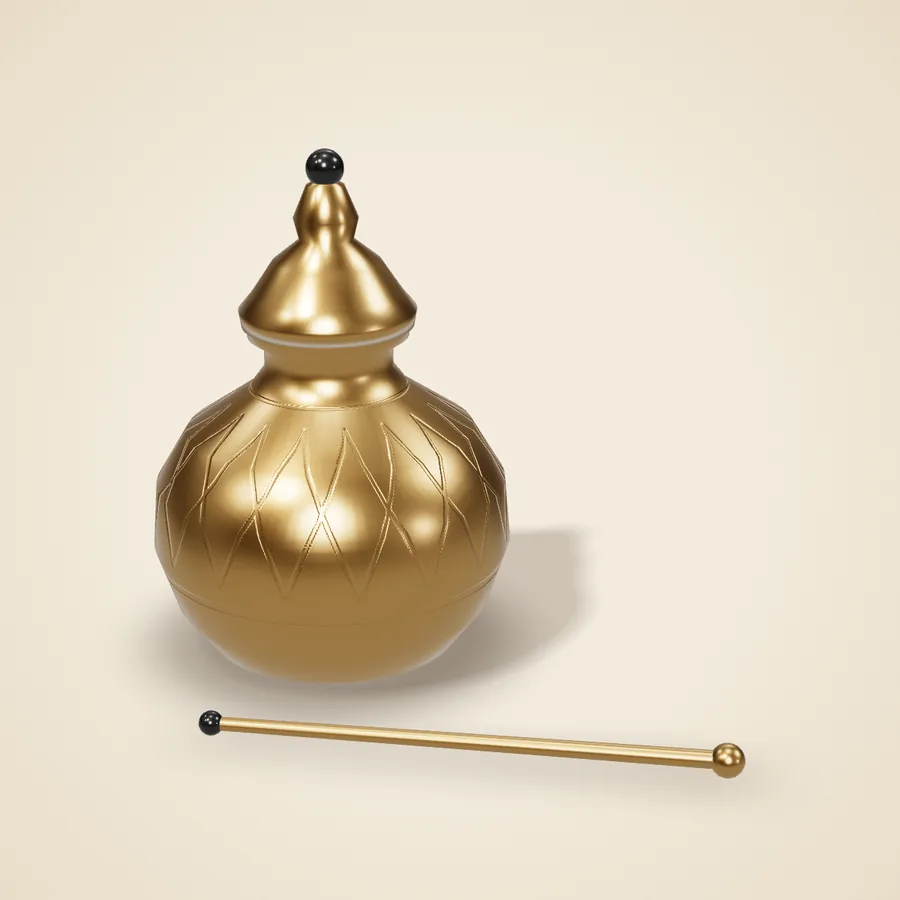 Kohl (surma) pot with applicator