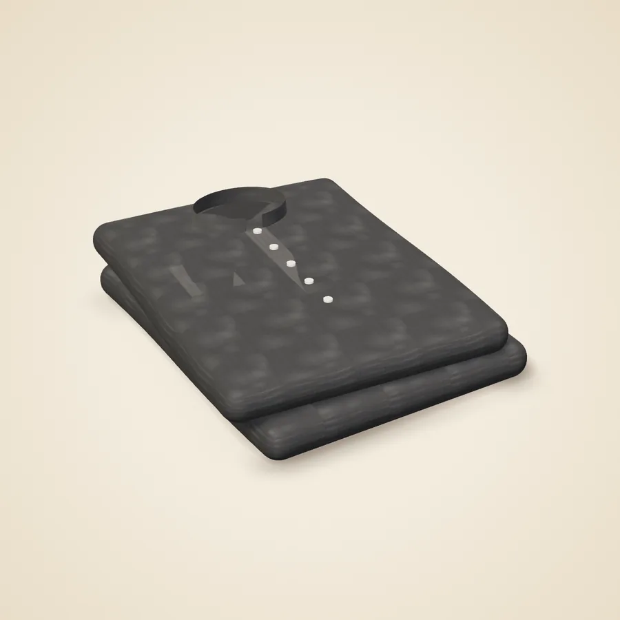 Men's thobe, charcoal