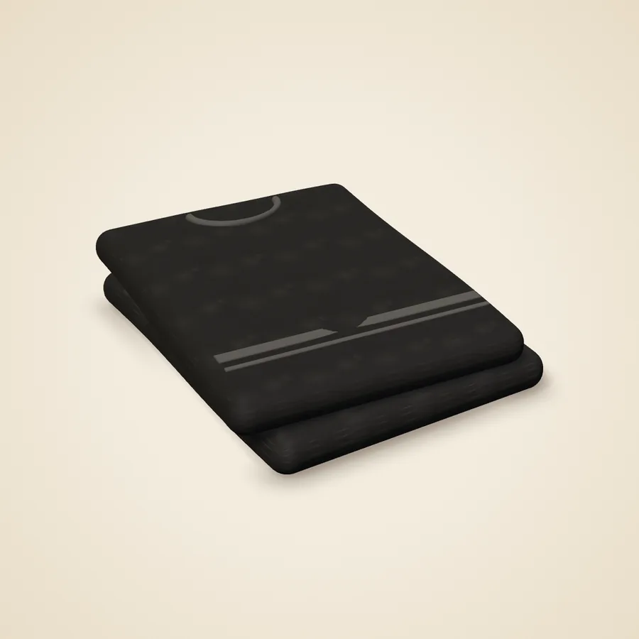 Plain black abaya